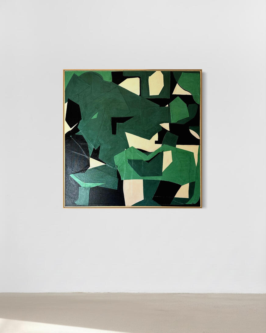 Refracted memory series you Alex Elbers .showcasing one of the unique and original paintings.